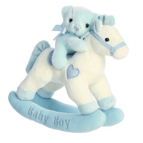 Baby Plush - Baby Boy Musical Rocking Horse