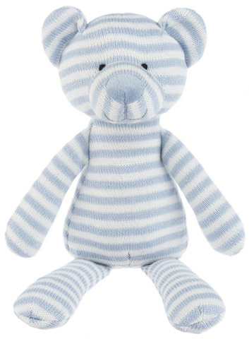 Baby Plush - Blue Knit Bear