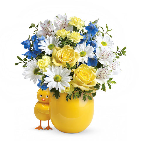 Sweet Peep Bouquet - Blue - Giving Blooms