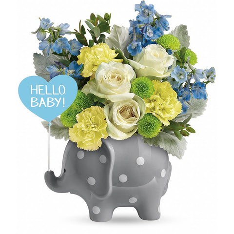 Hello Sweet Baby Bouquet - Blue