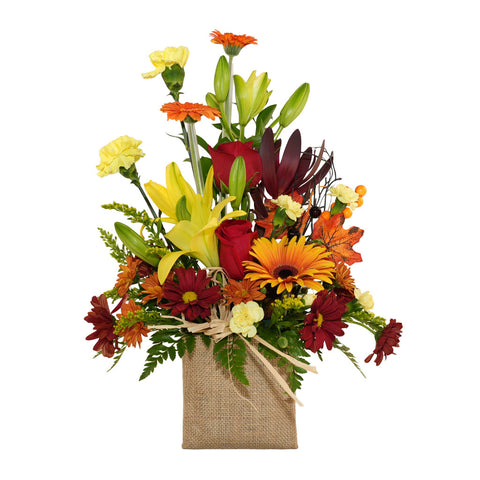 Burlap & Blooms Bouquet