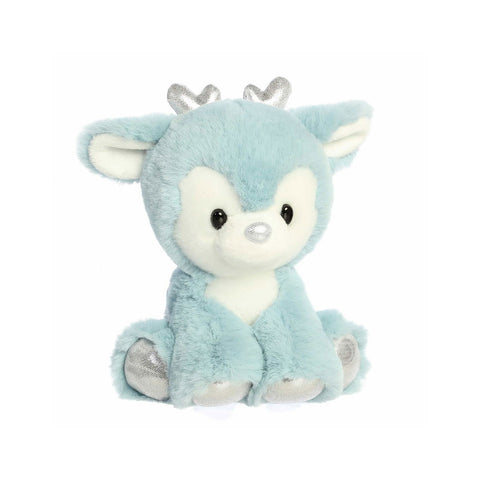 Plush - Holiday Dashing Reindeer 8" - Winter Blue