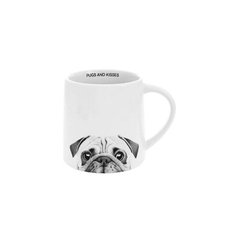 Gift - Mug - Pugs & Kisses 17oz