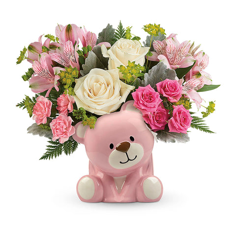 Bundle of Love Bear Bouquet - Pink