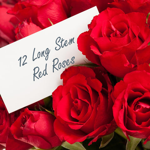 Wrapped Bouquet - One Dozen Red Roses - Giving Blooms