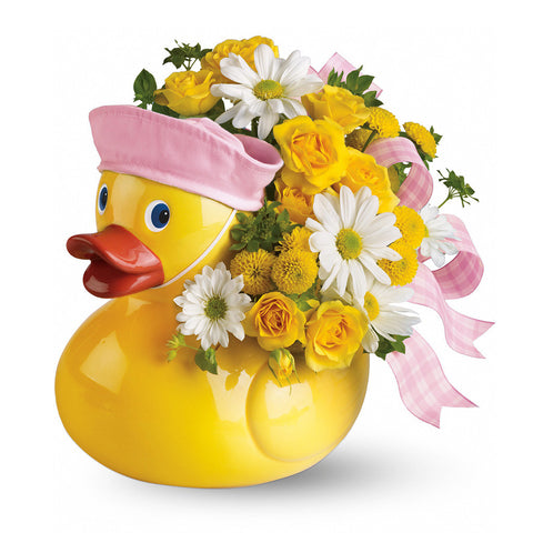 Ducky Delight Bouquet - Pink - Giving Blooms
