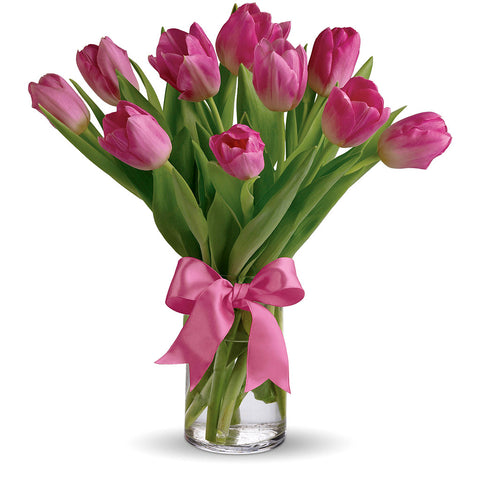 Precious Pink Tulips Bouquet - Giving Blooms