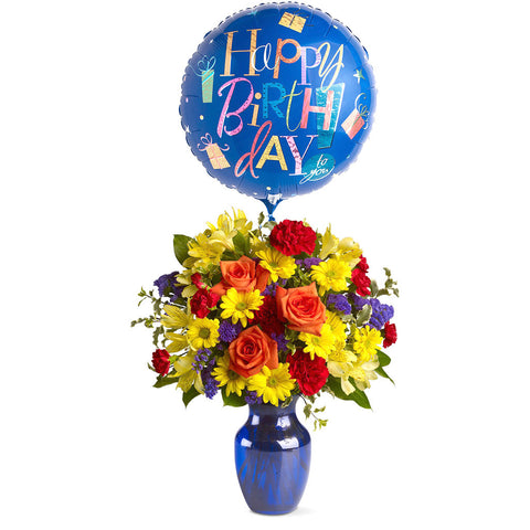 Fly Away Birthday Bouquet - Giving Blooms