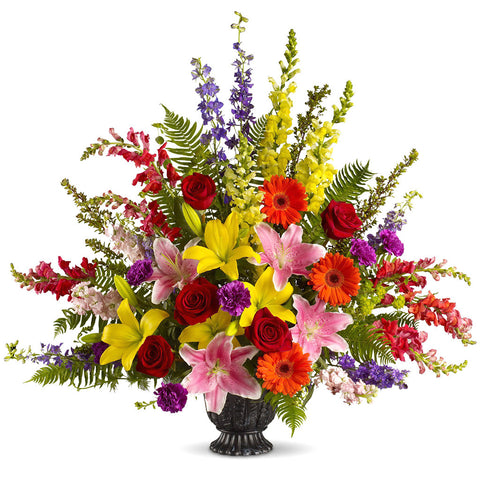 Walk in Rainbows Bouquet - Giving Blooms